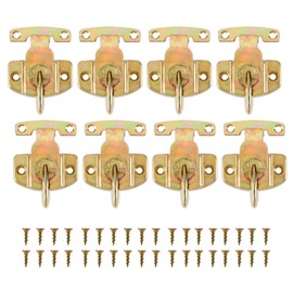 Create idea 8PCS Dining Table Locks Table Leaf Locks Heavy Duty Dining Training Table Buckles Connectors Hardware Accessories with Screws for Dining Table Wooden Box
