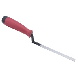 QLT By MARSHALLTOWN Tuck Pointers, Soft Grip Handle, 6 x 3/8 Inch, Mortar Repair, Masonry, TPSG38