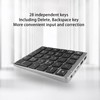 Numeric Keyboard Mini USB Rechargeable Wired 28 Keys Thin Portable