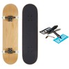 [CCS] Logo Skateboard Complete Natural Wood 8.25"