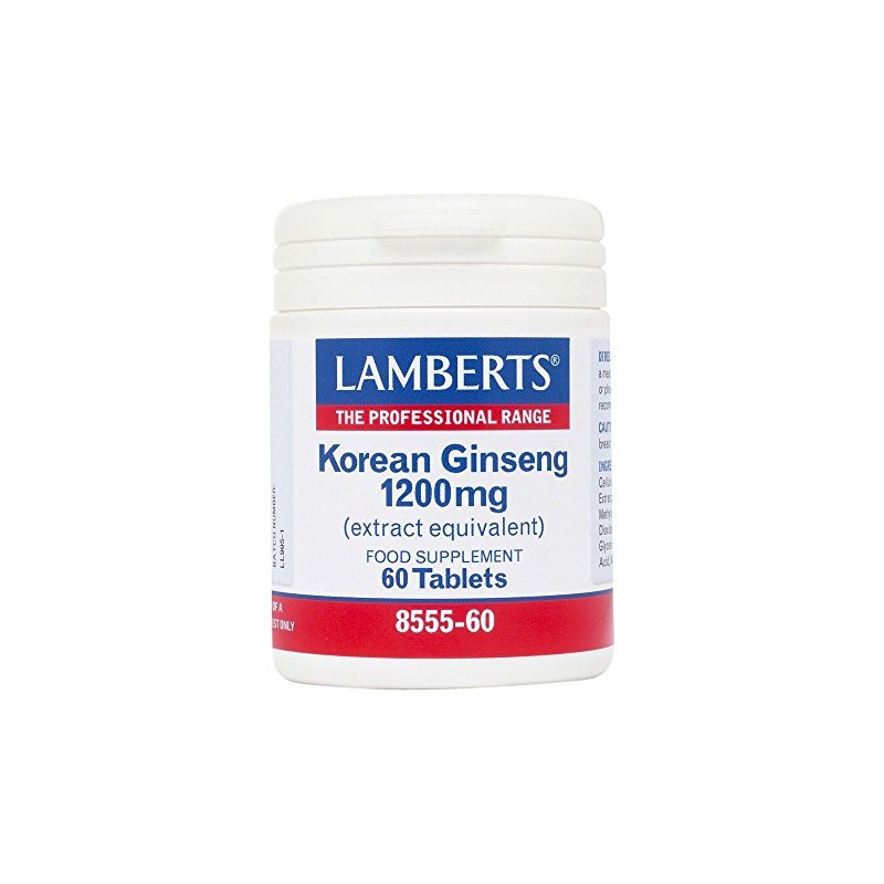 Lamberts Korean Ginseng 1200mg 60 Tablets