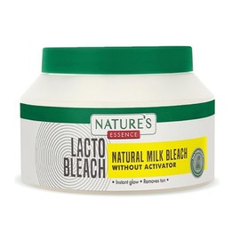 Lacto Bleach, Natural Milky White Cream, 60g NATURES ESSENCE Instant Glow Bleaching Cream Get Party Ready In 15 minutes