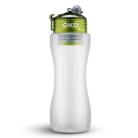 ÖKO - Advanced Water Bottle with Filter Derived from NASA Technology, Filtered Water Bottle for Travel/Outdoors & Home, Water Filter Bottle for Harmful Contaminants (1 L, Moss)
