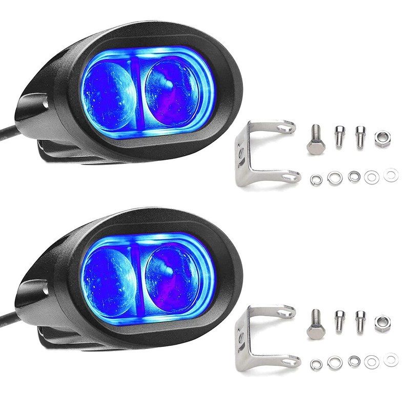 Dinfu 20 W LED Blue Forklift Light, 2 Pieces Warehouse