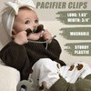 Demearly Pacifier Clip 3/4" Bib Clips Girls Baby for Pacifier