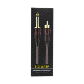 BIG WASP Premium Tattoo RCA Connector Clip Cord Cable
