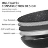 HooJay Nonstick Frying Pan Set-3-Pieces Skillet Set Induction Compatible,8 Inch,9.5