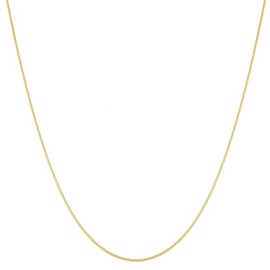 Unisex 14 Carat / 585 Gold Chain, Yellow Gold, Width 0.90 mm, Selectable Length, 14ct Yellow Gold