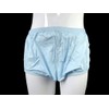 Haian Rumba Adult Plastic Ruffle Incontinence Pants White PVC (XX-Large,