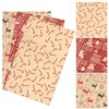 Kraft Christmas Wrapping Paper 9 Sheets Eco Friendly 100gsm Assorted