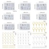 Vkyipg Resin Jewelry Molds,128 Pcs Multiple UV Resin Earring Mold