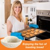 Yolispa Proofing Basket for Bread Baking Set of 6 Round