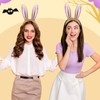 Halloween Plush Bunny Ear Headband, Cute Bunny Headband for Halloween