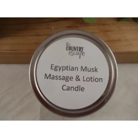 Does Not Apply Egyptian Musk Scented Massage and Lotion Candle - w/Jojoba Oil- Shea Butter - 2 oz