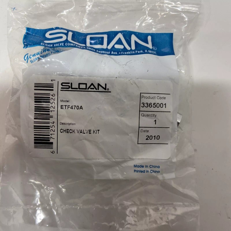 Sloan Optima Faucet Check Valve ETF-470-A