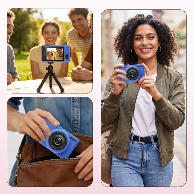 Tedubax - Funda de silicona para cámara digital Sony ZV-1F/ZV-1