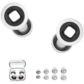 WADY Ear Plugs - Soft and Waterproof, Reusable, Sleeping Ear plugs for Sleeping, Focusing, Traveling, Motorcycle/Concert/Snoring Noise Cancelling Ear plugs, Travel Essentials (Mainly white, secondarily black)