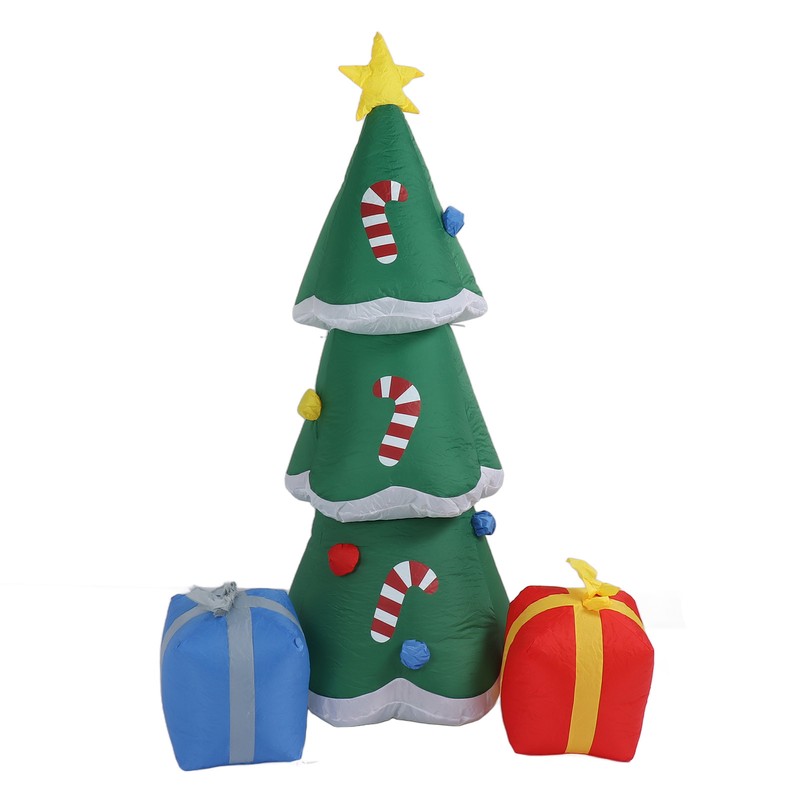 Christmas Tree Inflatables Outdoor Decoration with LED Lights Blow Up