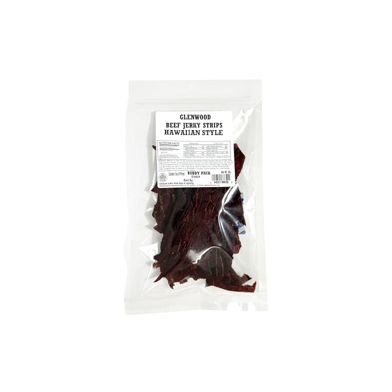 Glenwood Beef Jerky Tender Beef Jerky Buddy Pack Beef Jerky