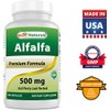 Best Naturals Alfalfa Green Super Food 500 mg 180 Capsules
