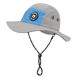 Children Waterproof Quick-Drying UPF 50+ Sun Hat,Toddler Kids Summer Wide Brim Bucket Hat Beach Hats for Boys Girls 2-4 Years Gray