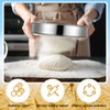 Patelai 1 Pc Stainless Steel Round Flour Sifter Sieve Fine
