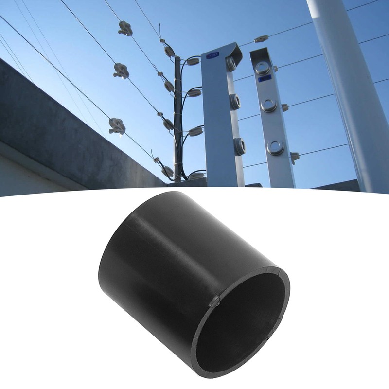 100Pcs Electric Fence Post End Caps Plug Insert Plastic Round