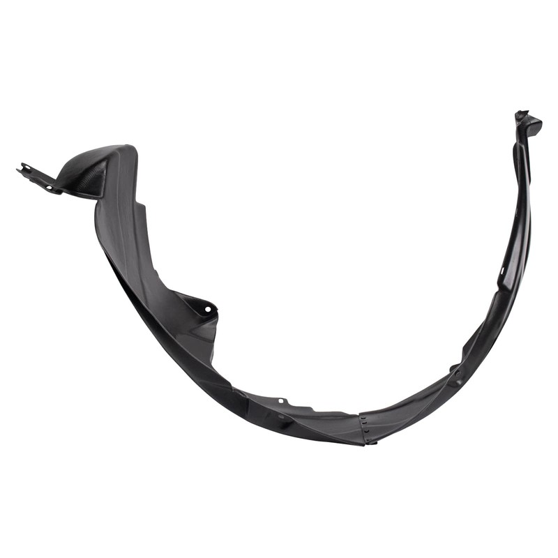 TRQ Front Right Inner Fender Liner Black Passenger Side Compatible