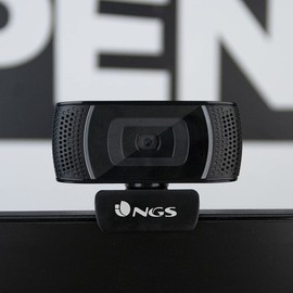 NGS XPRESSCAM1080 - Full HD Webcam 1920x1080 with USB 2.0 Connection, Built-in Microphone, 2Mpx Resolution and Plug&Play