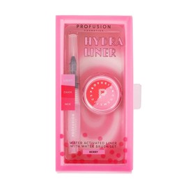 Profusion Cosmetics Water Activated Liner Duo- Two-Tone Liners Included Refillable Water Brush (Berry)