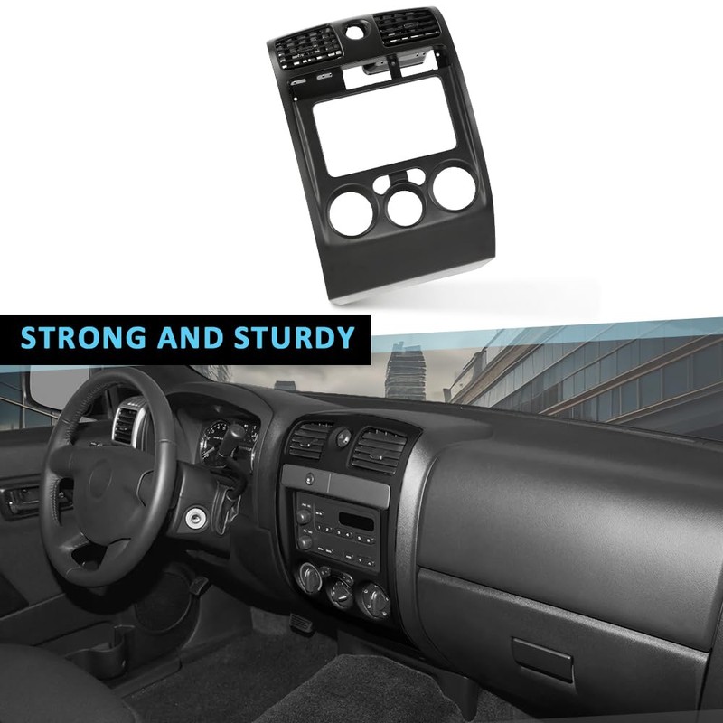 CHEDA Radio Dash Bezel Trim Compatible with Chevy Colorado GMC
