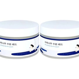 Round Wrap Birch Moisture Pads 80 Sheets, 2 Set (SH) / 라운드랩 자작나무 수분 패드 80매 2개 세트(SH)