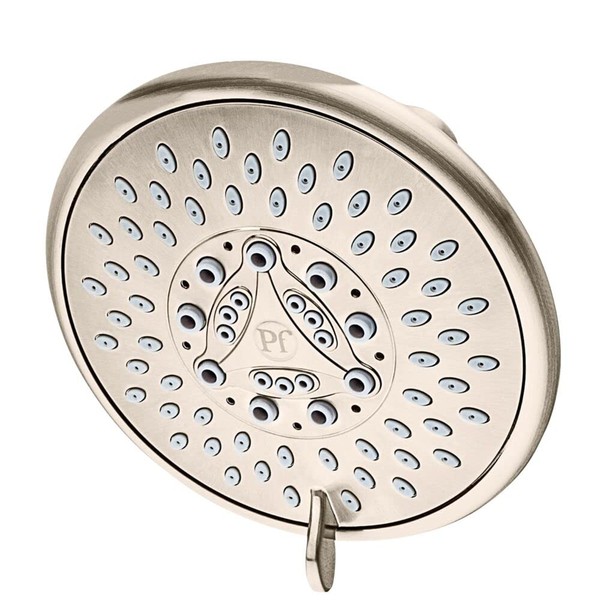 Pfister 973226J Pfirst Modern 5-Function Shower Head in Brushed Nickel