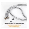 Klabb Shower Hose Bidet Hose Replacement, 59 Inches Long Stainless