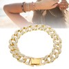 Cuban Bracelet Cuban Boutique Rhinestone Jewelry Hip Hop Couple Bracelet