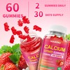 Calcium Citrate Gummies 1200mg, Chewable Calcium Supplements for Women &
