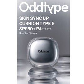 ODDTYPE Skin Synk Up Cushion Type B SPF50+ PA++++ 12g*2ea, Color:23.Bare + Refill
