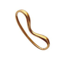 Minimalist Ear Cartilage Cuff Wrap Earrings for No Piercing Ear Women Hypoallergenic Crawler Climber Helix Geometric Hoop Fashion Unique Earring 1 Piece (Gold)