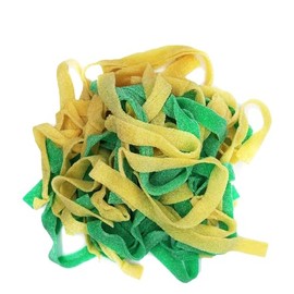 Smarty Stop Sour Every Flavor Mixed Gummy Belts Candy 1 Pound (Mango-Green Apple)