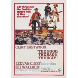 OMG Printing The Good The Bad And The Ugly Clint Eastwood Poster/Print/Picture Satin Photo Paper - A4-210mm x 297mm