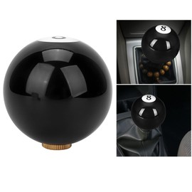 8 Ball Gear Knob, Universal Black 8 Billiard Ball Round Car Gear Shift Knob Lever Handle Shifter