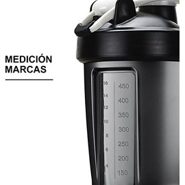 650ML Botella para proteina de coctelera,con almacenamiento de giro y bloqueo de 3 capas y Caja de medicamentos,sin BPA y 100 LEAK PROOF Botella de...