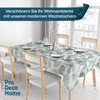 Oilcloth Tablecloth Small Leaves Green Rectangular 100 x 140 cm