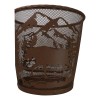 Ebros GIft Rustic Deer Moose By Pine Forest Mountains Metal