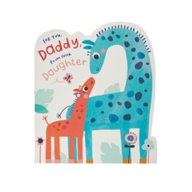 UK Greetings Father's Day Card for Daddy from Your Daughter - Adorable Design