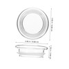 VINTORKY 2pcs Glass Water Pitcher Lid Replacement Reusable Cover for