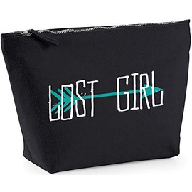 Hippowarehouse Lost girl printed make up cosmetic wash bag 18x19x9cm