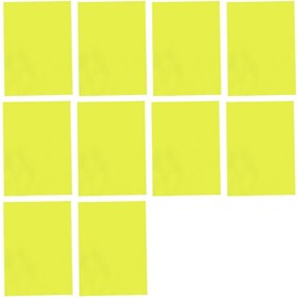 10PCS A4 Coloured Plastic Sheets,Plastic Light Filter Gel Reading Aid,A4 Colour Film,Transparent Yellow film For DIY