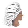ELEBOX Premium Collection Super Jumbo Shower Cap White