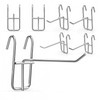Jipaziy 6 PCS Wire Shelf Hooks, Metal Wire Rack Hangers